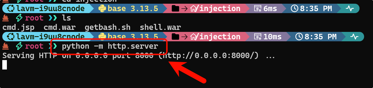 python -m http.server
