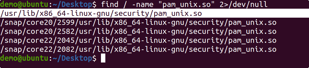PAM 模块位置